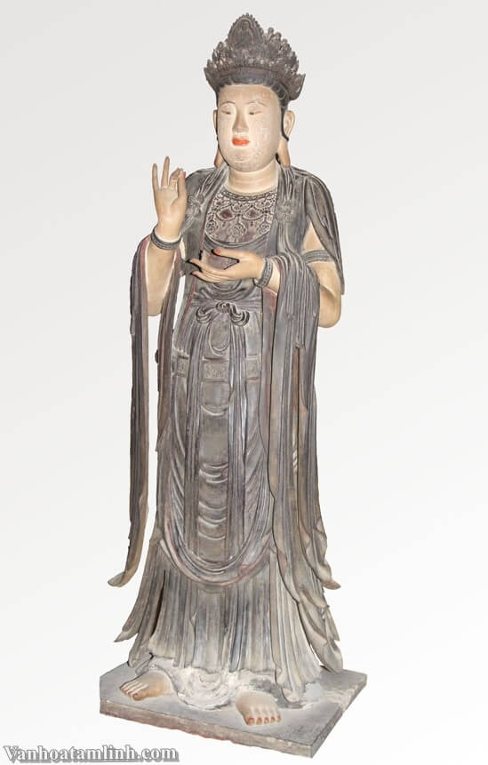 Bộ tượng Di Đà Tam Tôn ở chùa Tây Phương-1