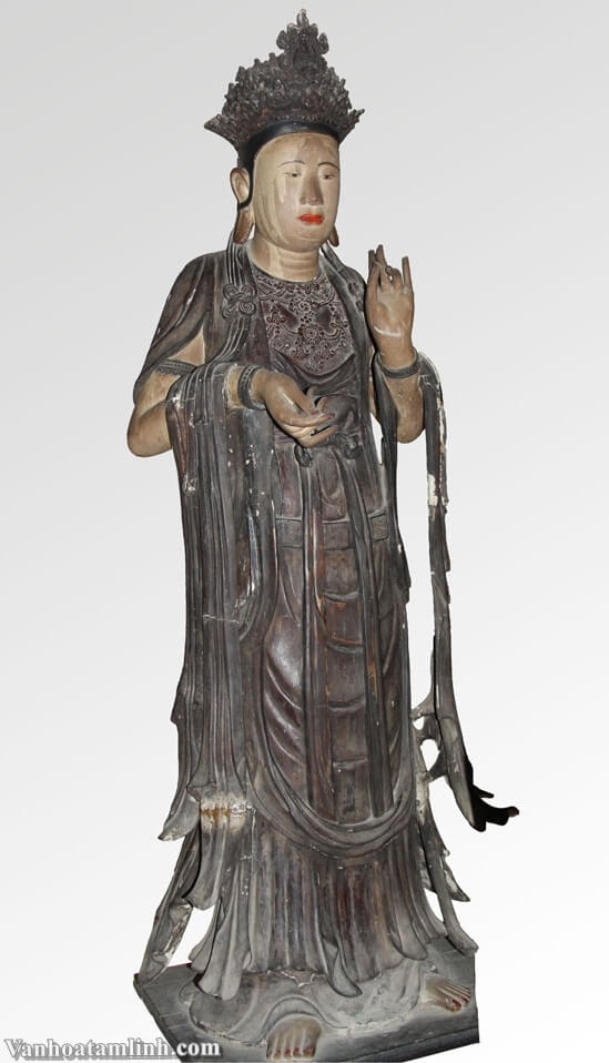 Bộ tượng Di Đà Tam Tôn ở chùa Tây Phương-2