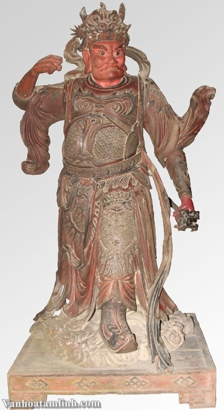 Tượng Hộ pháp (Tượng Thái tử Kỳ Đà và Bát Bộ Kim Cương) ở chùa Tây Phương-1