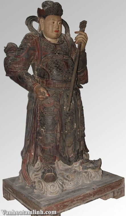 Tượng Hộ pháp (Tượng Thái tử Kỳ Đà và Bát Bộ Kim Cương) ở chùa Tây Phương-6
