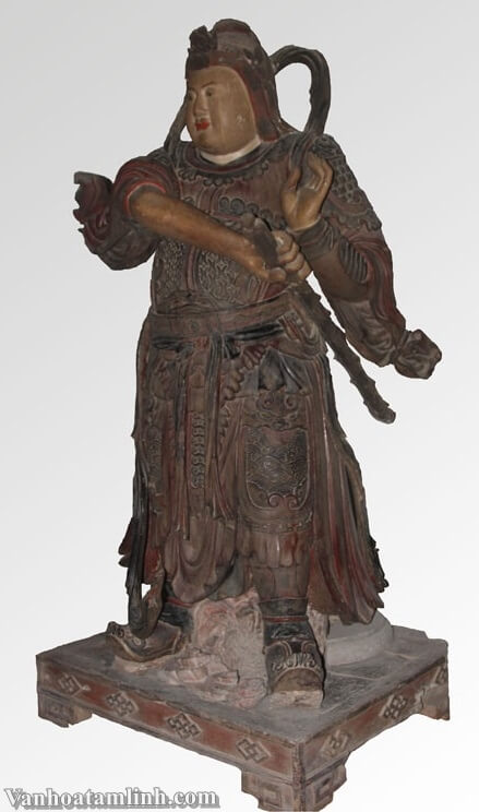 Tượng Hộ pháp (Tượng Thái tử Kỳ Đà và Bát Bộ Kim Cương) ở chùa Tây Phương-8