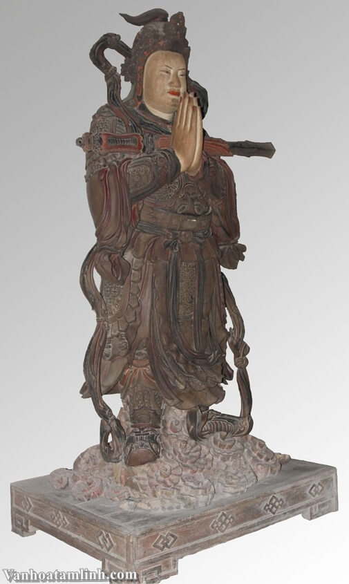 Tượng Hộ pháp (Tượng Thái tử Kỳ Đà và Bát Bộ Kim Cương) ở chùa Tây Phương