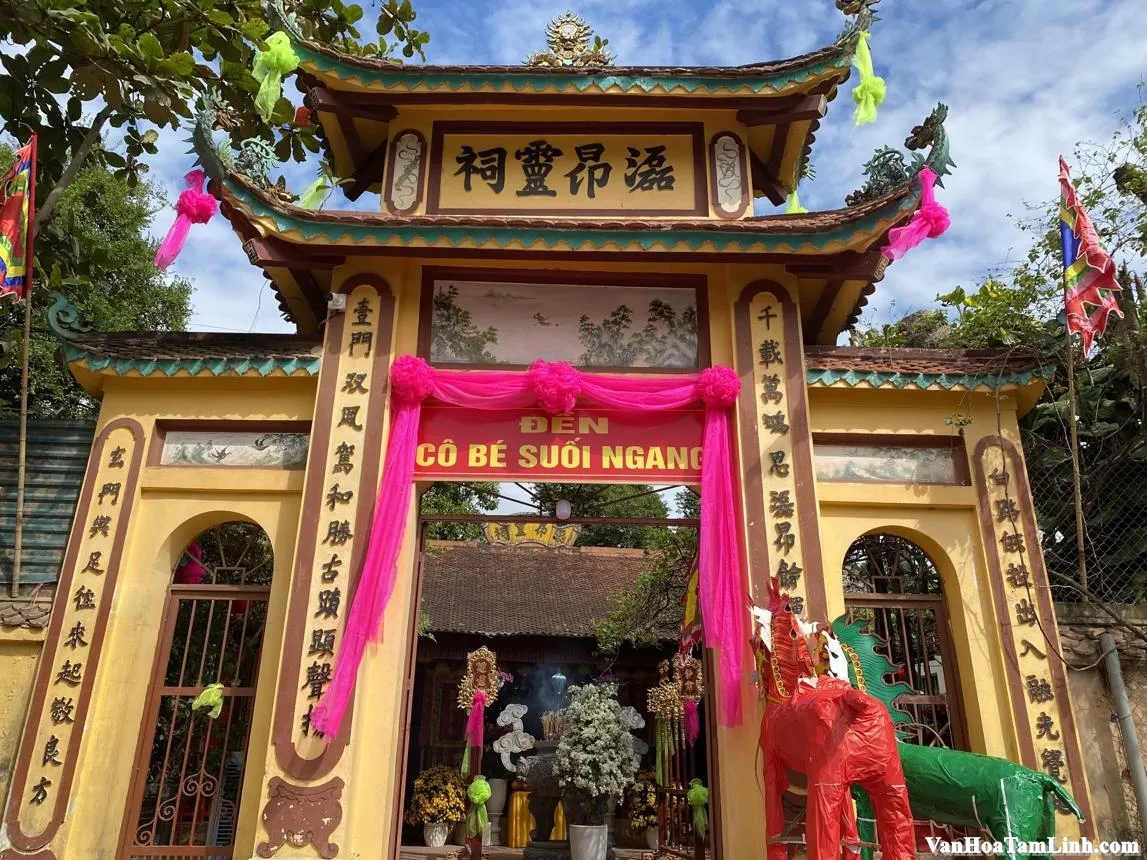 Đền thờ Cô Bé Suối Ngang ở Hữu Lũng, Lạng Sơn