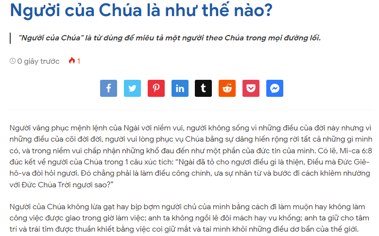 Người của Chúa là như thế nào?