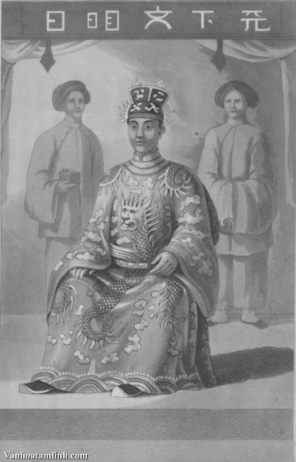 Chân dung vua Minh Mạng trong sách của John Crawford