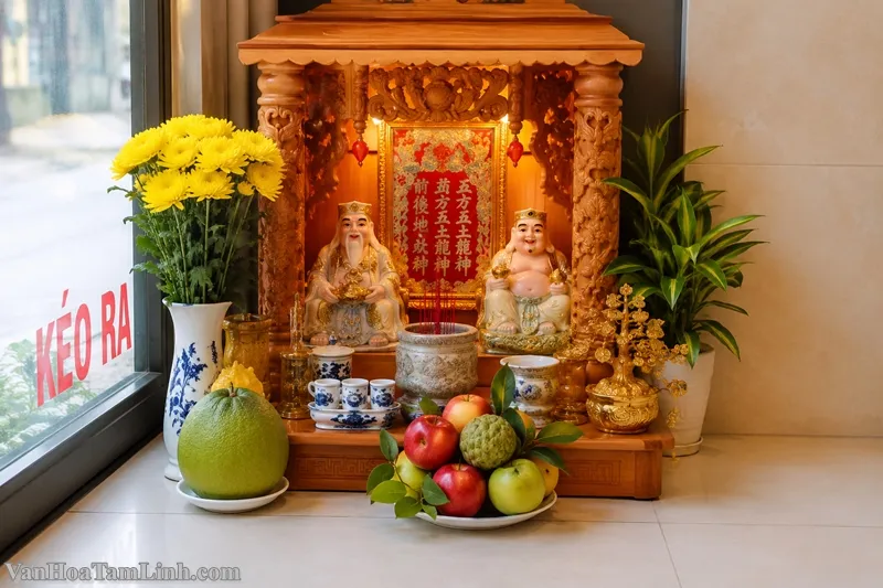 Văn khấn Thần Tài, Thổ Địa hằng ngày, mùng 1, ngày rằm