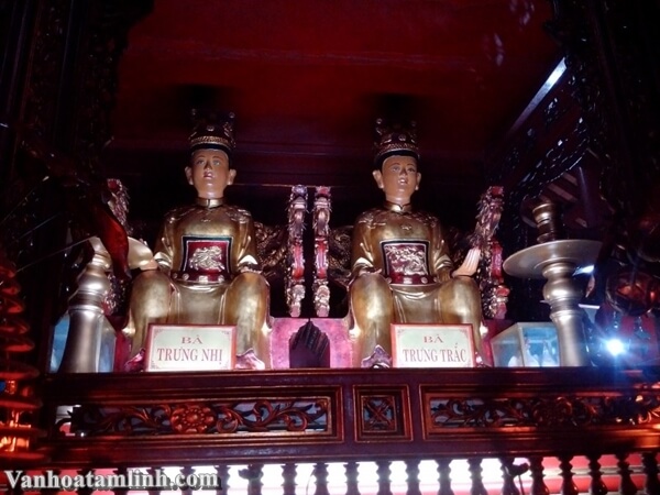 Đền Hai Bà Trưng (Hạ Lôi ) ở Mê Linh, Hà Nội