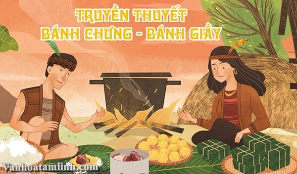 Nguồn gốc, sự tích bánh chưng, bánh giầy