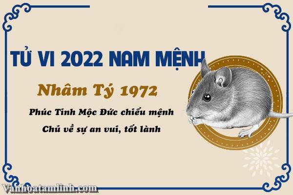 Tử vi tuổi Nhâm Tý năm 2022 - Nam mạng 1972