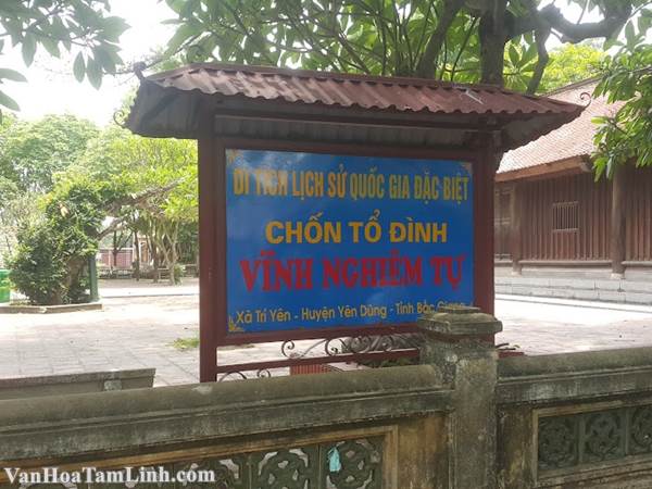 Chùa Vĩnh Nghiêm ở Yên Dũng, Bắc Giang