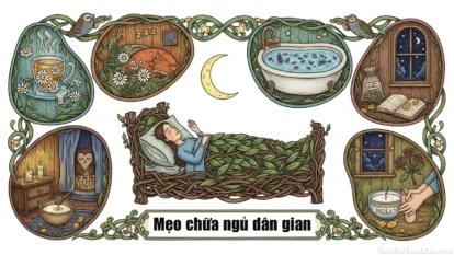 Khó ngủ nên làm gì? Mẹo chữa mất ngủ dân gian