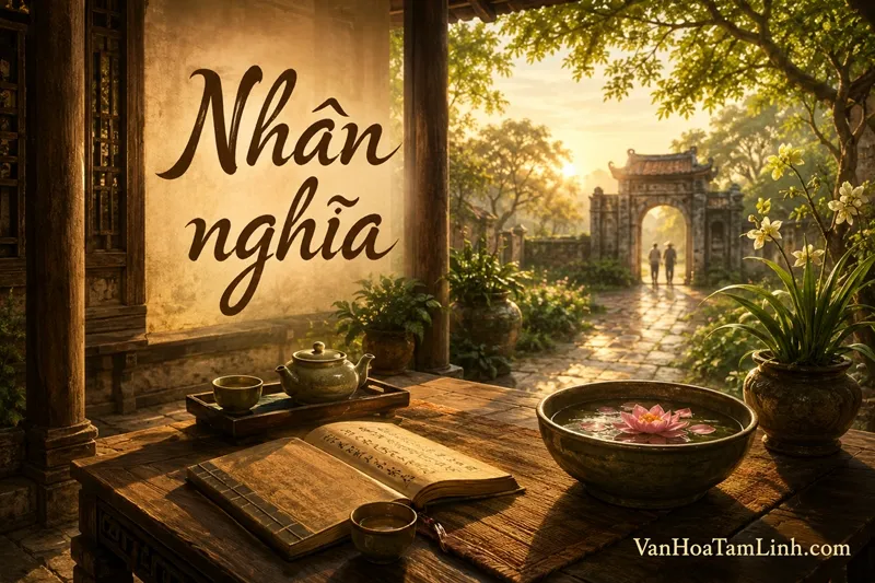 Nhân nghĩa là gì? Ý nghĩa của chữ nhân nghĩa trong văn hóa Việt Nam