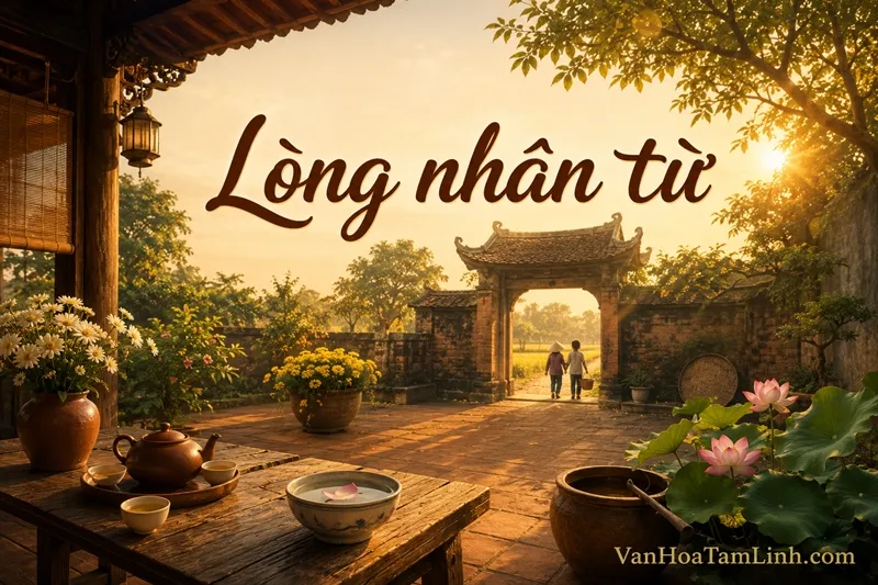 Lòng nhân từ là gì? Ý nghĩa của lòng nhân từ trong văn hóa Việt Nam