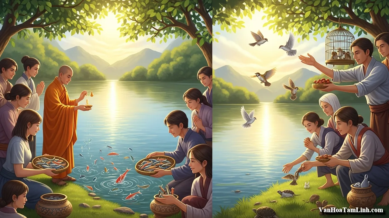 Công đức phóng sinh