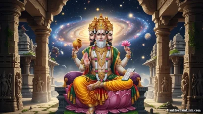Vai trò của thần Brahma trong hệ thống tín ngưỡng Bà-la-môn