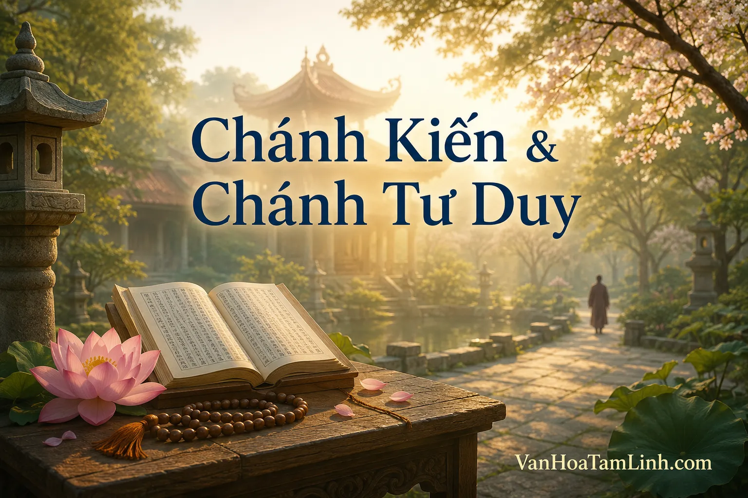 Cách đạt được Chánh Kiến và Chánh Tư Duy trong Đạo Phật