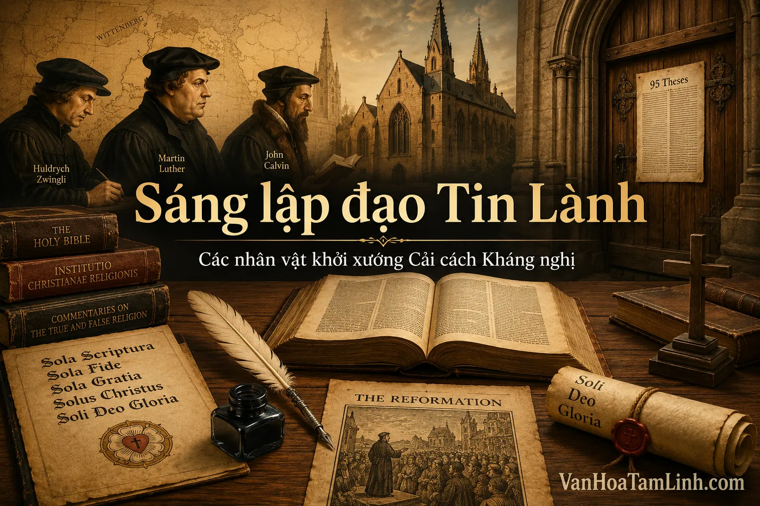 Ai là người sáng lập đạo Tin Lành? Tìm hiểu các nhân vật khởi xướng Cải cách Kháng nghị