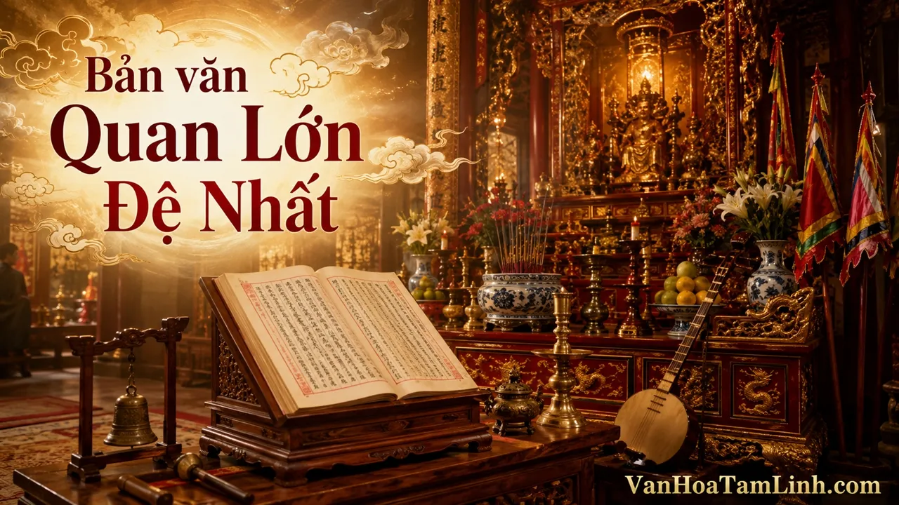 Bản văn Quan Lớn Đệ Nhất Thượng Thiên