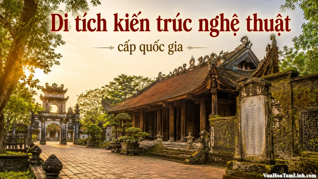 Di tích kiến trúc nghệ thuật cấp quốc gia là gì?