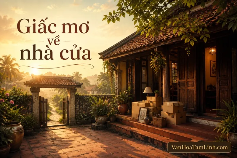 Giấc mơ về nhà cửa, chuyển nhà và không gian sống