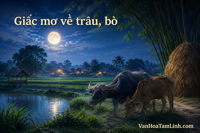 Giấc mơ về trâu, bò và đời sống nông nghiệp truyền thống