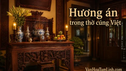 Hương án là gì? Ý nghĩa và vai trò trong không gian thờ cúng của người Việt