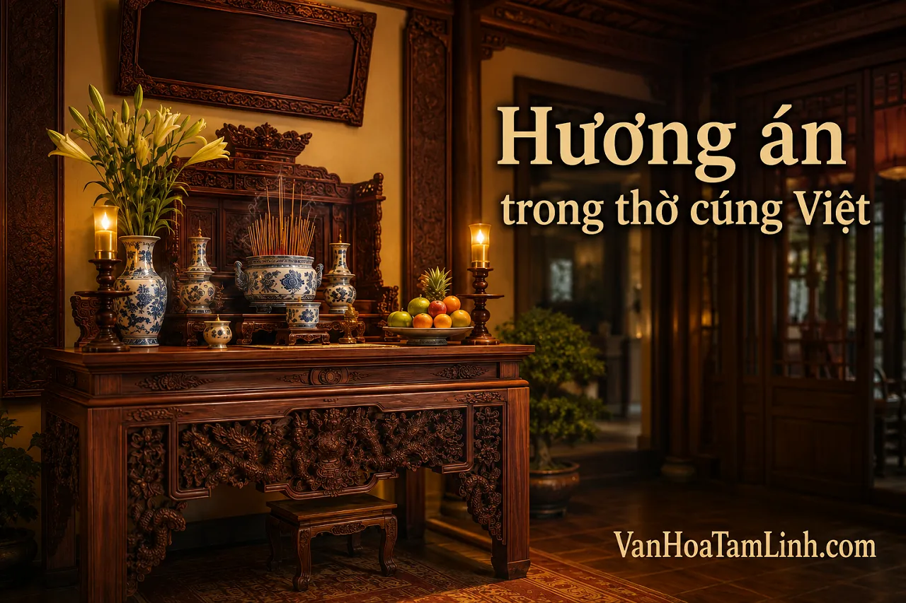 Hương án là gì? Ý nghĩa và vai trò trong không gian thờ cúng của người Việt