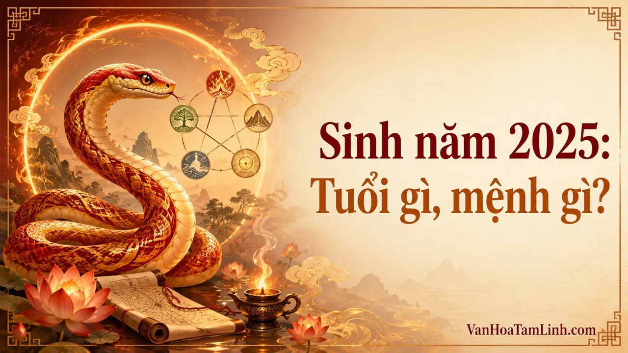 Người sinh năm 2025 tuổi gì, mệnh gì?