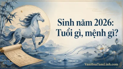 Người sinh năm 2026 tuổi gì, mệnh gì?
