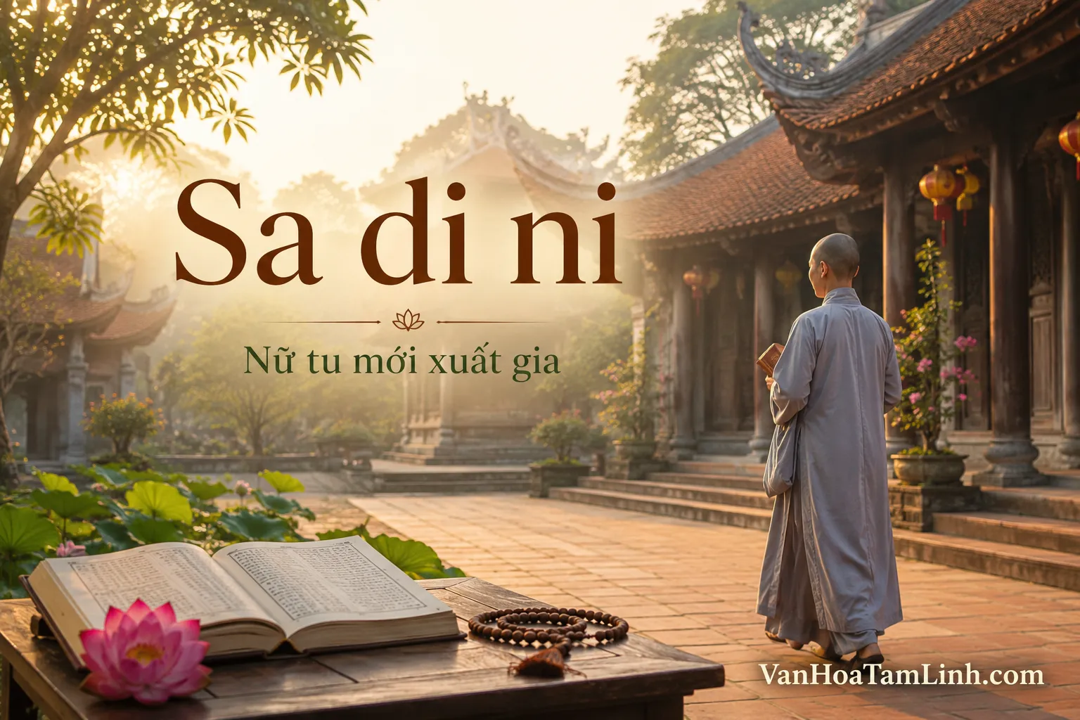 Sa di ni là gì? Ý nghĩa danh xưng dành cho nữ tu mới xuất gia