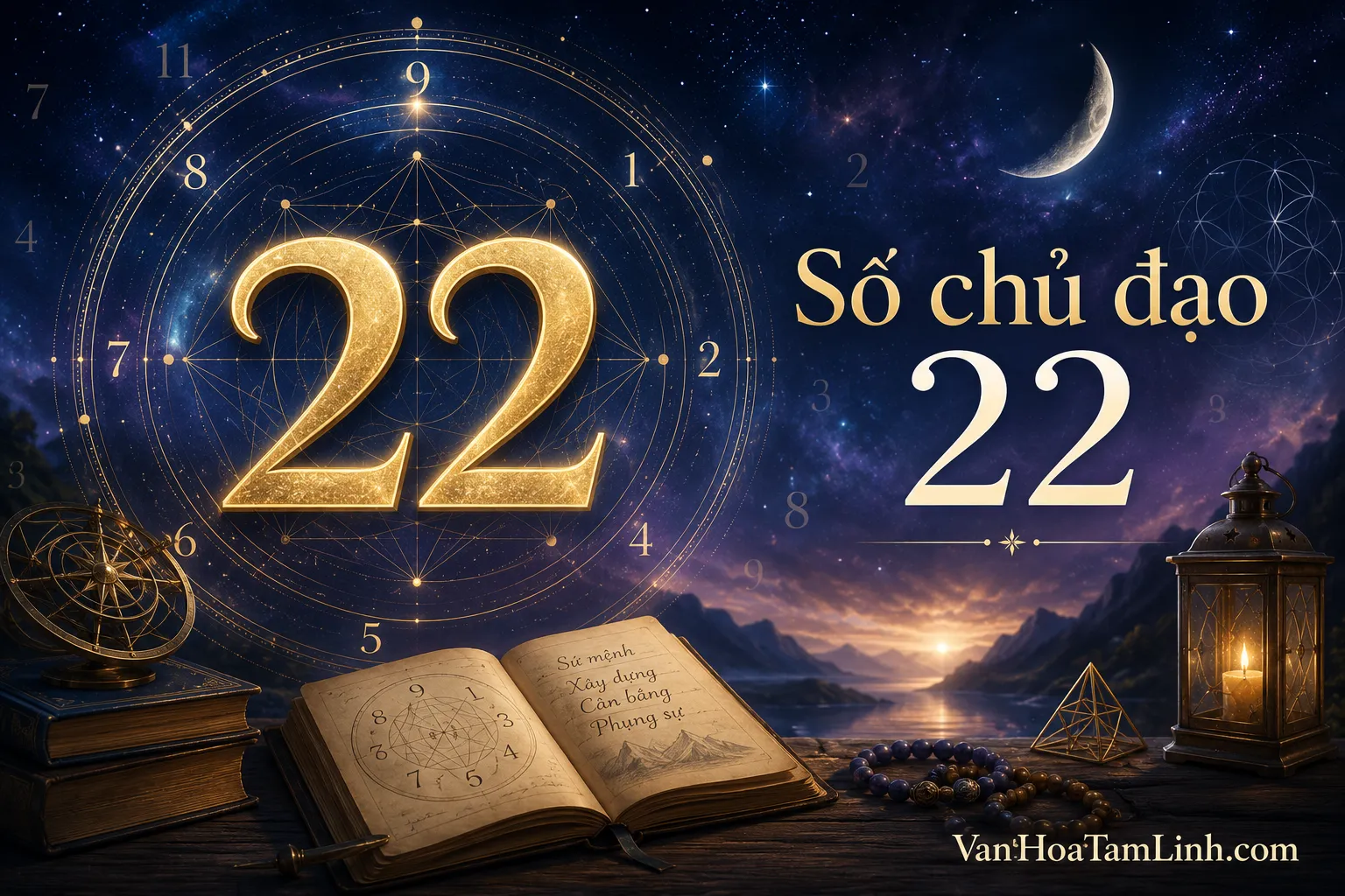 Số chủ đạo 22 trong Thần số học (Nhân số học)