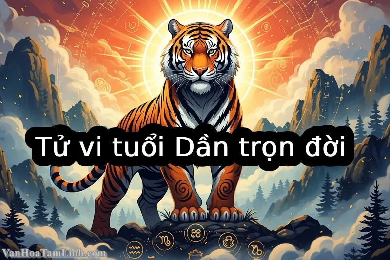 Tử vi tuổi Dần trọn đời: Tính cách, công danh, tình duyên và vận số