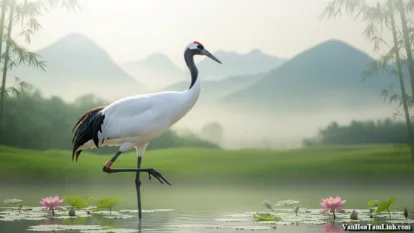 Ý nghĩa hình tượng chim hạc trong văn hóa Việt